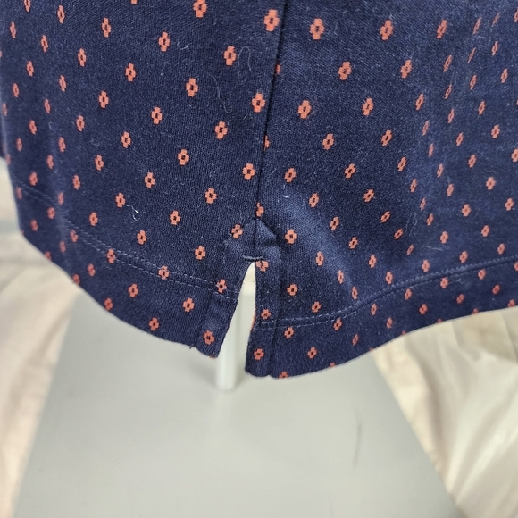 Banana Republic Performance Luxury Touch Polo Shirt Diamond Navy Blue Size Large - Picture 10 of 14